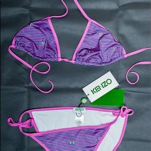 Kenzo swimwear bikini 2 piece NWT
